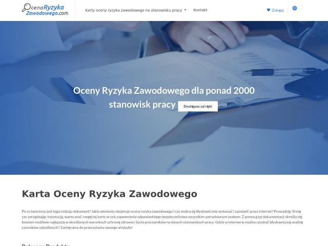 https://ocenaryzykazawodowego.com